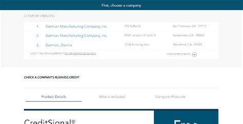 duns and bradstreet address change.
